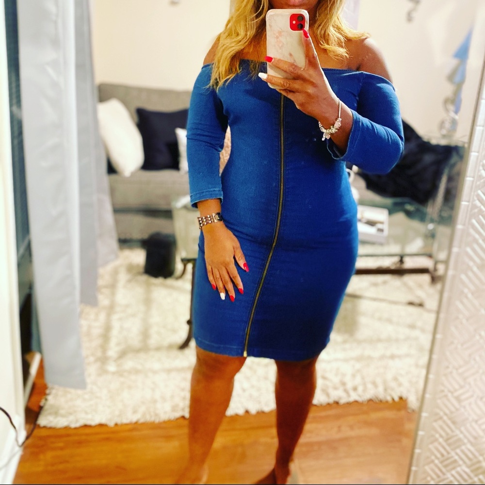 Denim dress